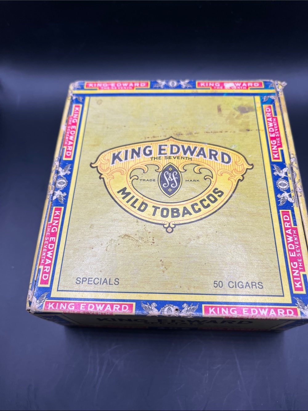 Vintage King Edward the Seventh box